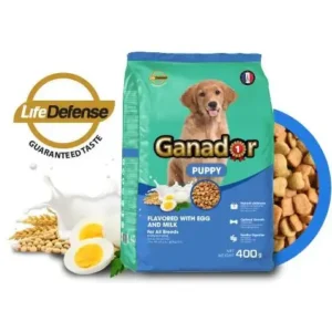 Hạt Ganador cho chó con vị trứng và sữa