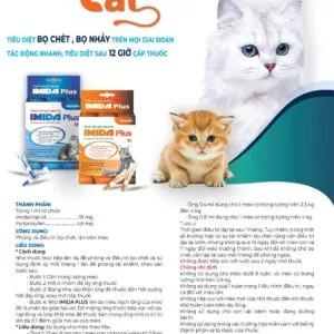 Alternative view of Nhỏ g&aacute;y Vemedim Imida plus cho m&egrave;o 0.9-2.3kg - ống
