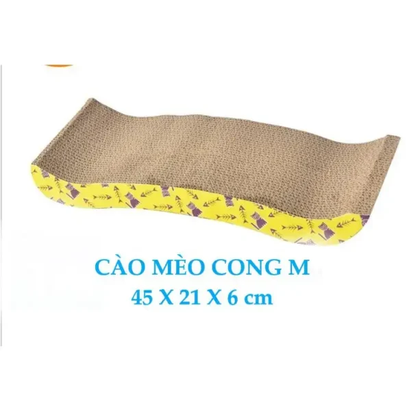 Bàn cào móng cho mèo (Kèm túi catnip)