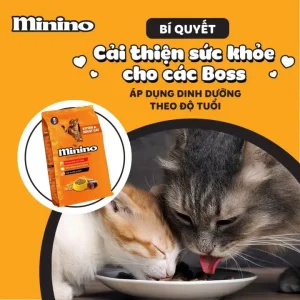 Hạt Minino cho mèo vị cá Ngừ 480gr