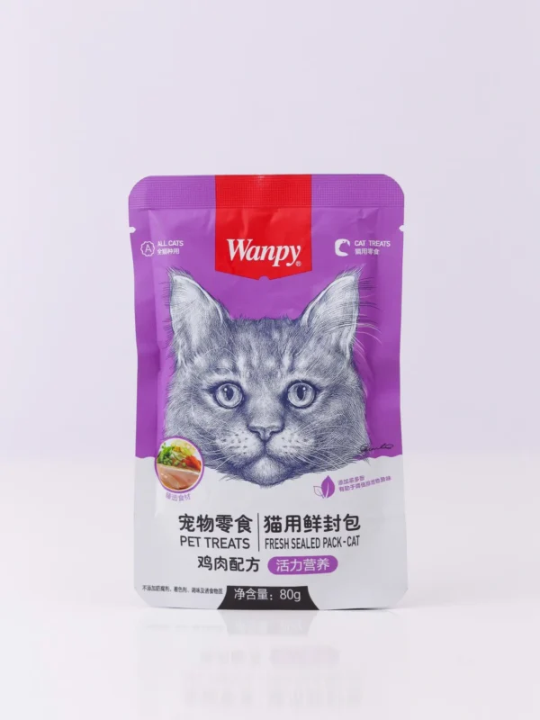 Pate Wanpy cho mèo mọi lứa tuổi gói 80gr