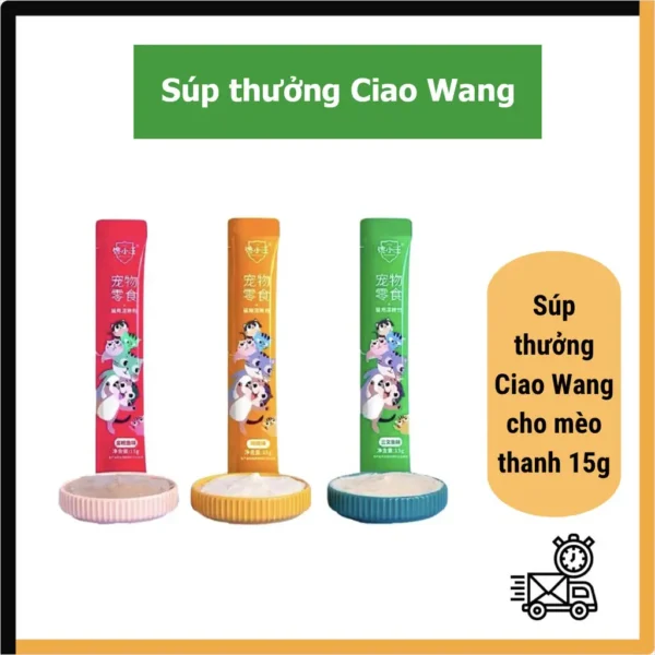 Pate Ciao WangTu cho mèo mọi lứa tuổi