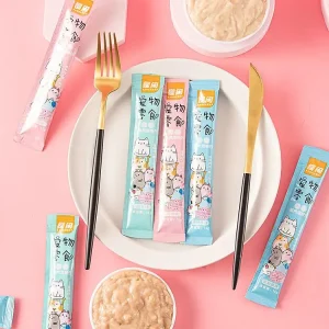 Súp thưởng giá rẻ cho mèo thanh 15gr – Combo 100 cây