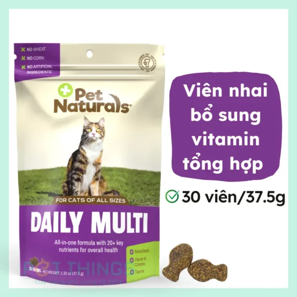 Thuốc bổ cho mèo Daily Multi – viên