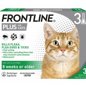 Nhỏ gáy cho mèo Frontline Plus trị ve rận(Hộp 3 ống)