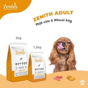Thức ăn hạt mềm chó trưởng thành Zenith Adult bao 3kg