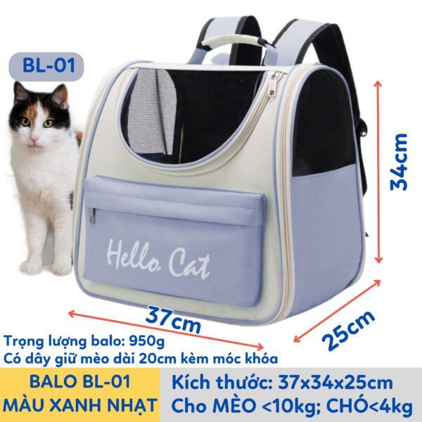 balo van chuyen thu cung hello kit 02