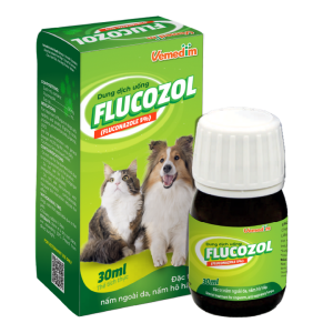 Flucozol – Dung dịch uống trị nấm ngoài da và nấm hô hấp cho chó mèo