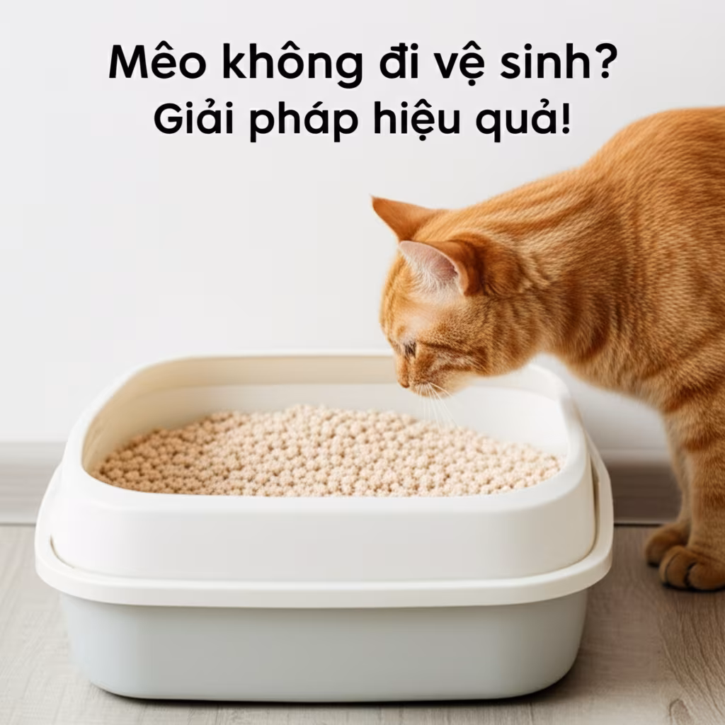 Generate an eye catching, high quality featured image prompt for a blog post about: Mèo không đi