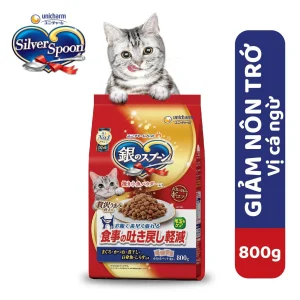 Alternative view of Hạt mèo Silver Spoon bao 800g cá ngừ giảm nôn trớ