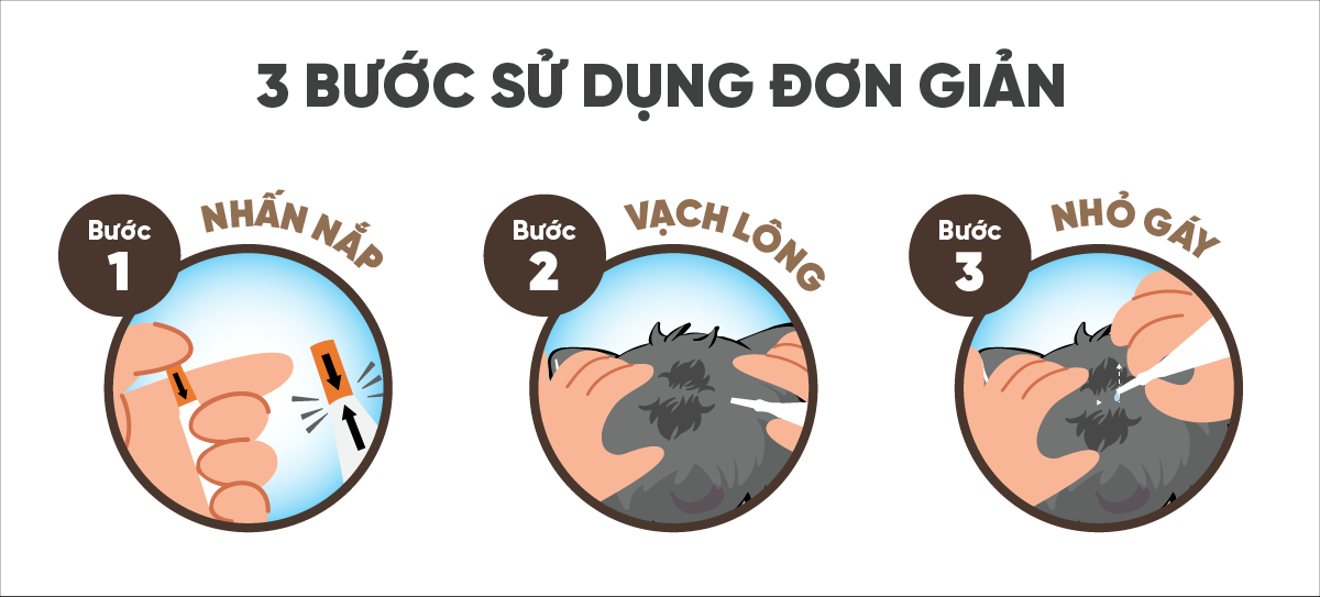 NHỎ G&Aacute;Y REVOLUTION – DIỆT TRỪ K&Iacute; SINH TO&Agrave;N DIỆN TR&Ecirc;N CH&Oacute; M&Egrave;O