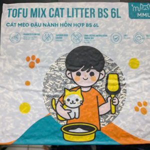 Cát Đậu Nành Mix Đất Sét Ít Bụi, An Toàn Mèo Con