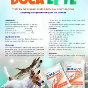Alternative view of Docalyte-B&ugrave; nước v&agrave; điện giải cấp tốc cho ch&oacute; m&egrave;o