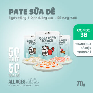 Alternative view of Pate sữa dê cho mèo PetQ