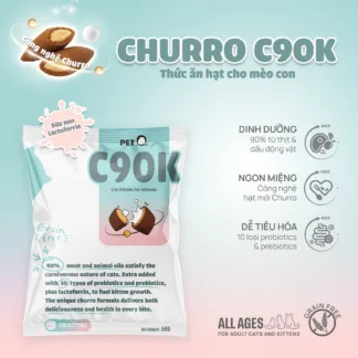 Alternative view of Thức ăn hạt cho m&egrave;o con Churro C90K PetQ